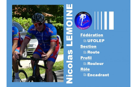 Nicolas LEMOINE dans le portrait de la semaine